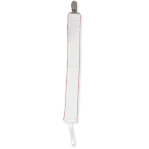 Legacy Pacifier Clip - Park White, Park Pink