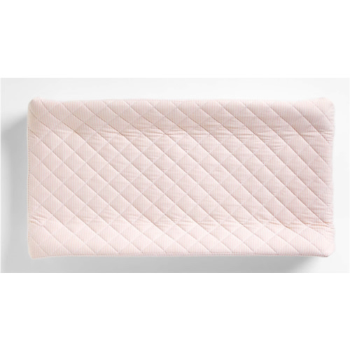 Baby's First Pink Stripe Organic Jersey Baby Changing Pad Cover