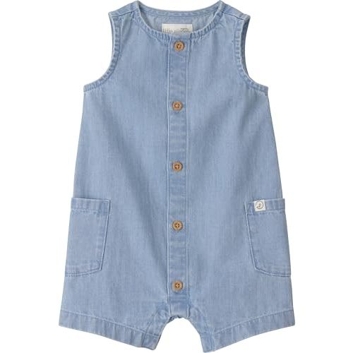 little planet by carter's Unisex Baby Waffle Knit Button-Front Jumpsuit made with Organic Cotton
