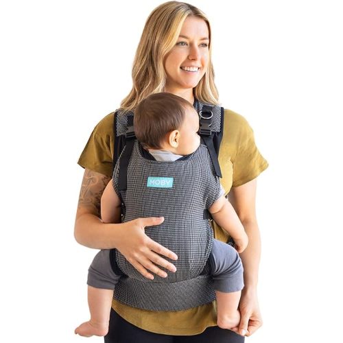 Moby Cloud Ultra-Light Hybrid Carrier | Baby Carrier for Mothers, Fathers and Caregivers | Baby Carrier Newborn to Toddler | Baby Holder Can Carry Infants up to 33 lbs | Lightweight | High Rise