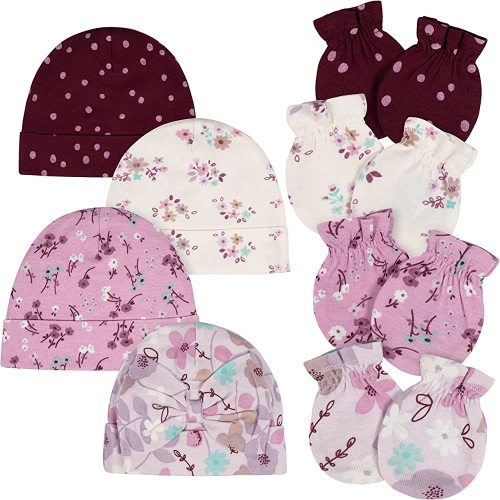 Gerber baby-girls Cap and Mitten SetsMittens