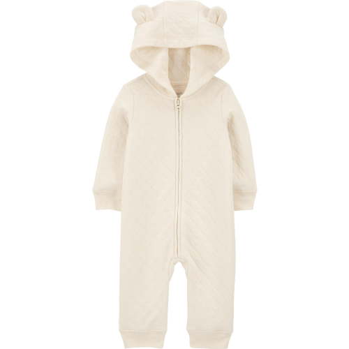 Carter's Child of Mine Baby Unisex Hooded Jumpsuit, One-Piece, Sizes 0/3-24 Months