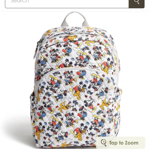 Disney Outlet Essential Large Backpack - Cotton | Vera Bradley – Vera Bradley Outlet Store