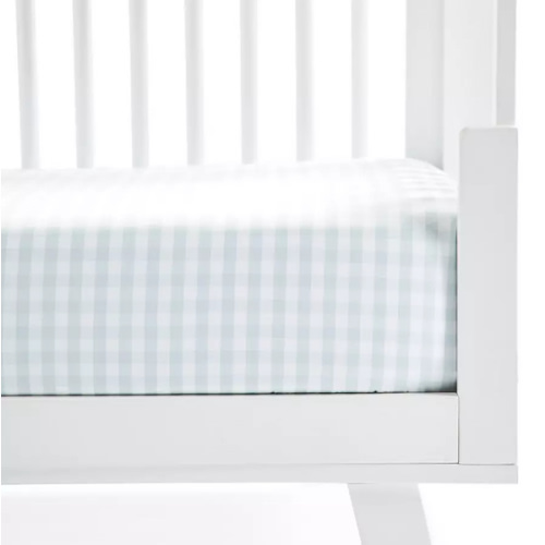 Gingham Crib Sheet | Serena and Lily