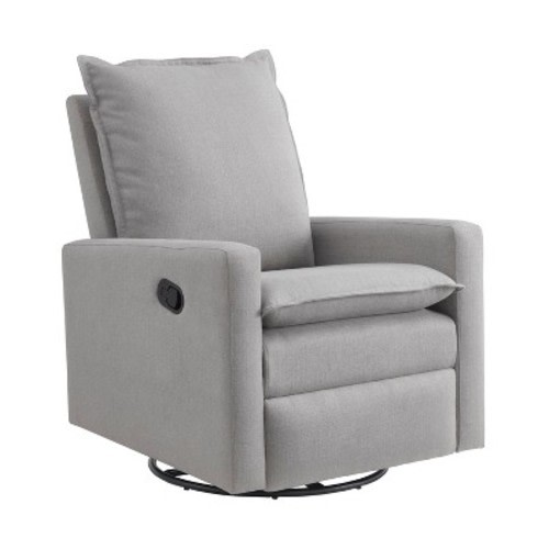 Oxford Baby Uptown Nursery Swivel Glider Recliner Chair, Color: Gray