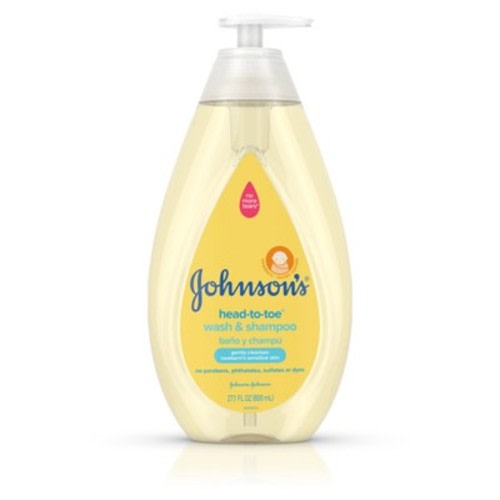 Johnson's Head-To-Toe Baby Wash and Shampoo - 27.1 fl oz