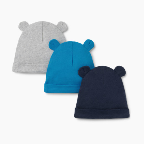 Small Story 3 Pack Hats - Blues, 0-6 M