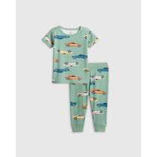 100% Organic Cotton Short Sleeve and Pant Pajama Set