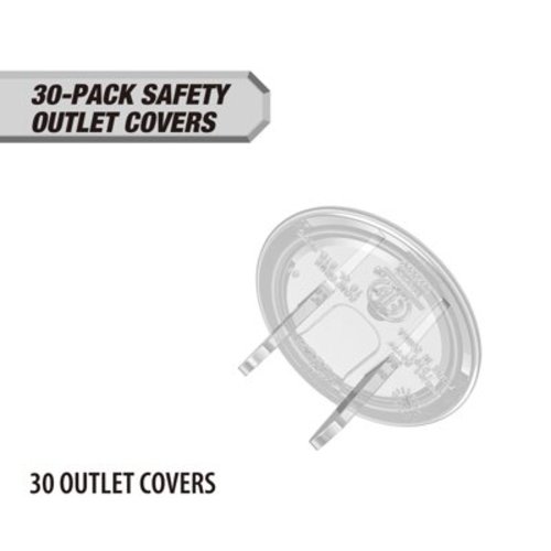 Hyper Tough 30-Pack Safety Outlet Covers