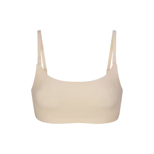 SKIMS Maternity Nursing Scoop Bralette | Clay | Size Large
