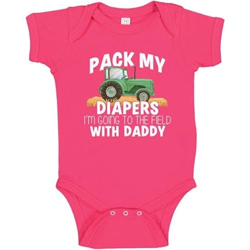 Farmer Baby One Piece Or Toddler T-Shirt I'm Going to The Field with Daddy Farming Clothes