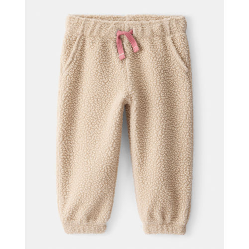 Baby Girl Cozy Jogger Pants - Brown - OshKosh B'gosh | Carter's