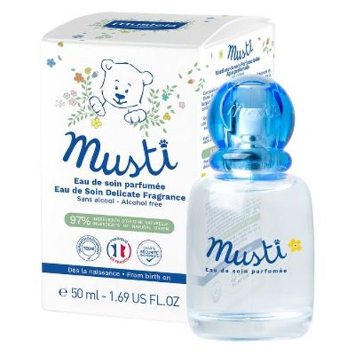 Mustela Musti Eau De Soin Spray Baby Perfume Alcohol Free Fragrance - 1.69 Fl Oz