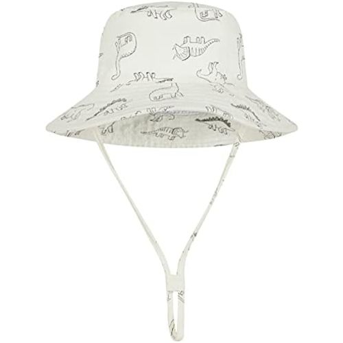 Baby Sun Hat UPF 50+ Sun Protective Toddler Bucket Hat Summer Kids Beach Hats Wide Brim Outdoor Play Hat for Boys Girls