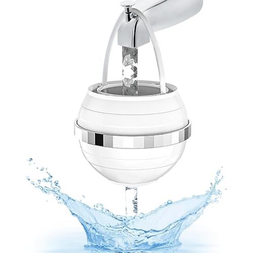 Bath Ball Filter for Tub - Bathtub Water Filter, Enhances Skin & Hair Care, Softens Hard Water, 2,500 Gallons of Filtration