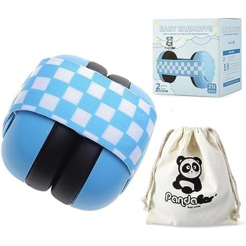 PandaEar Baby Ear Protection, Noise Cancelling Headphones EarMuffs for Babies & Toddlers 0-3 Years