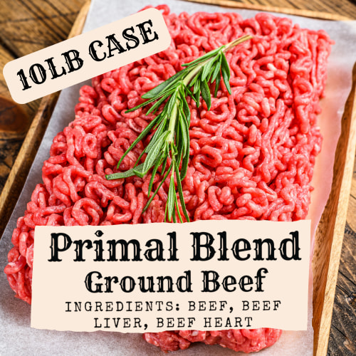 Primal Blend Ground Beef (10lb Case)