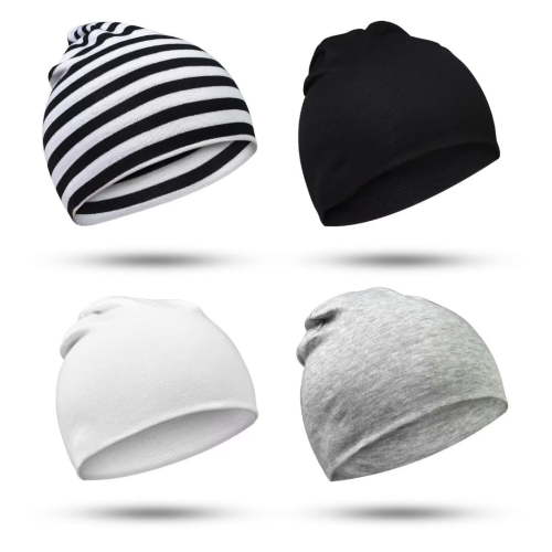 Warm Cotton Newborn Baby Beanie, Soft Knit Hospital Hat for Infant Boys, Cute Toddler Caps