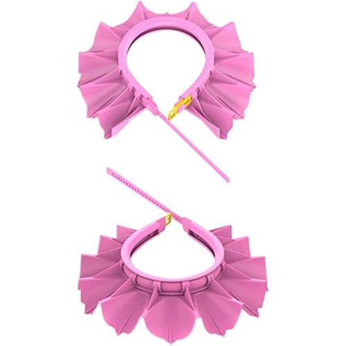 Baby Shower Cap Silicone Bathing Hat, Adjustable Shower Cap Kids, Infants Soft Protection Hat Safety Visor Cap Hat for Toddler Children 1-12 Years old/16.5-22.8 Inches