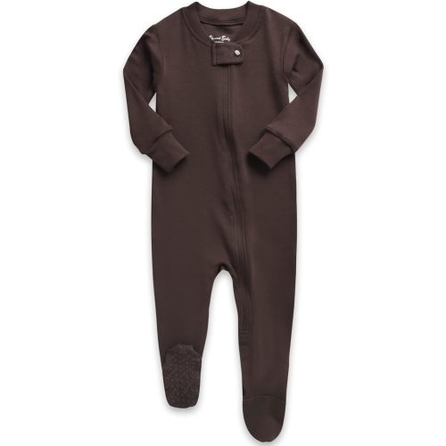 VAENAIT BABY Infant Toddler Boys Girls Footed One-PIece Sleep and Play Halloween Pajamas 1-2 Pieces - 0-3 Months - A01-darkbrown