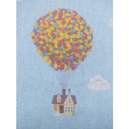 Fitted Crib Sheet Pack 'n Play Pillowcases Changing Pad Cover 'Up' House Animation Movie Balloons Russell Carl Dog Dug Cotton