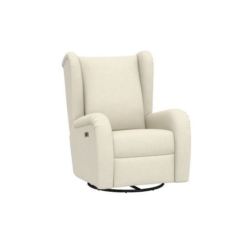 Plush Wingback Swivel Glider Recliner