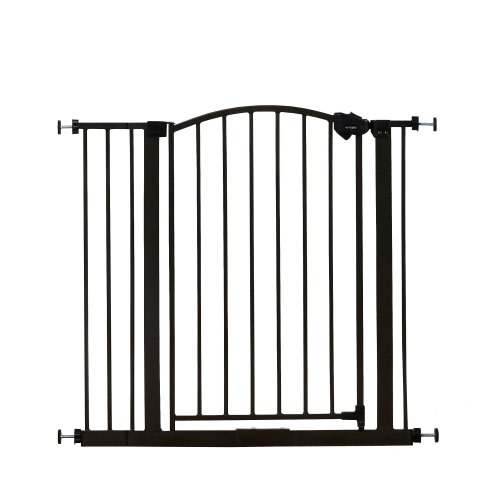 Regalo Extra Wide Bronze Arched Decor Pet Gate, 2" L X 35" W X 30" H