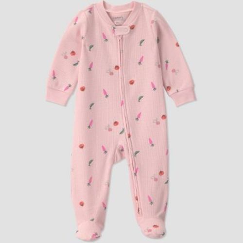 Carter's Just One You® Baby Girls' Vegetable Sleep N' Play - Light Pink Newborn