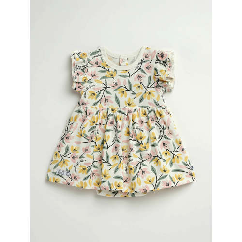 Consider the Lilies Short Sleeve Twirl Dress Bodysuit Cotton – Holy Pals