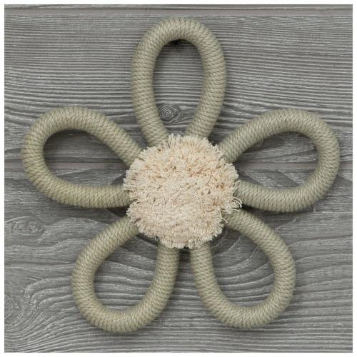 Wrapped Flower Wall Decor