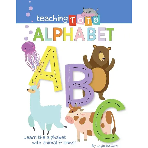 Teaching Tots Alphabet - Children's Padded Board Book - Educational