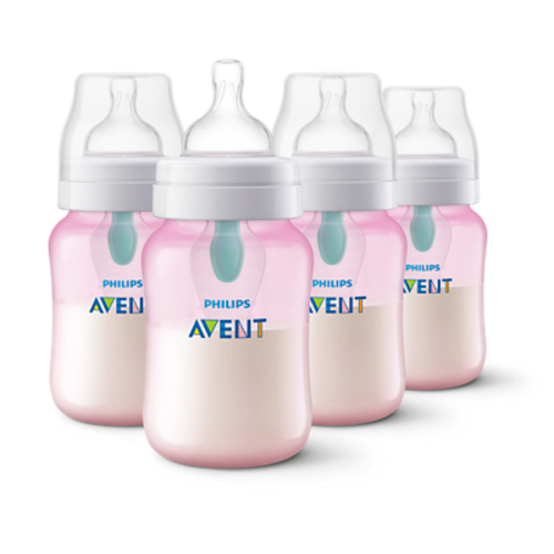 Anti-colic bottle with AirFree vent