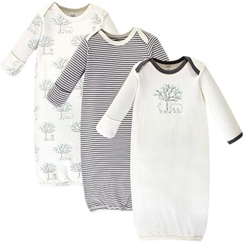Touched by Nature Unisex Baby Organic Cotton Gowns