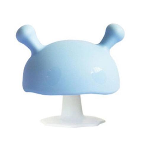 Silicone Baby Mushroom Teether Toy Baby Molar Toy Soft Safety Molar Gums Toy