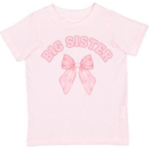 Big Sister Bow Short Sleeve T-Shirt, 3T