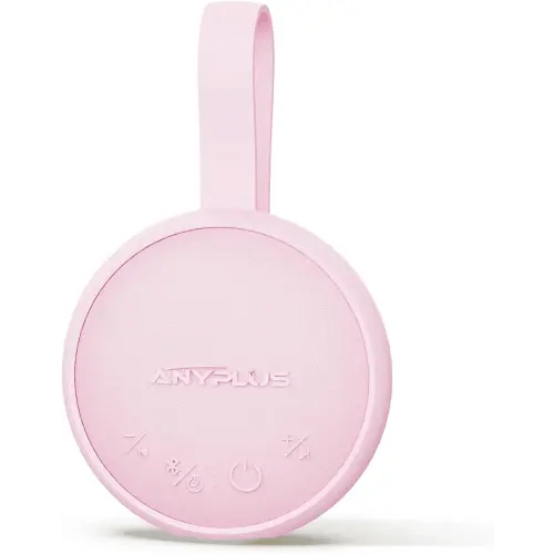 White Noise Sound Machine, Portable Sound Machine for Sleeping Adults & Baby, with Bluetooth 5.1/24 Soothing Sounds/Battery Powered/3 Timer Memory Function for Office/Bedroom/Travel（Pink）