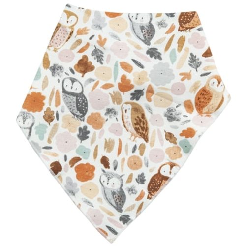 Bandana Bib, Autumn Owls
