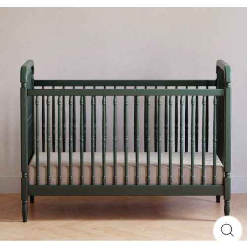 Namesake Liberty 3-in-1 Convertible Spindle Crib with Toddler Bed Conversion Kit