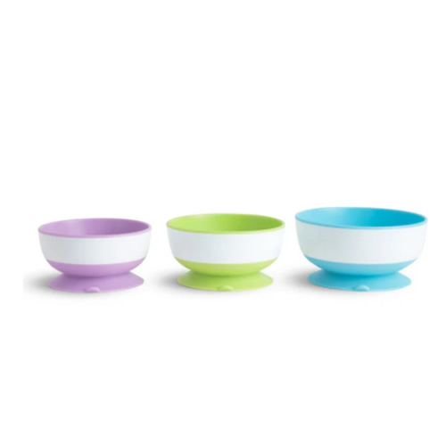 Stay Put Suction Bowls, 3pk | Munchkin