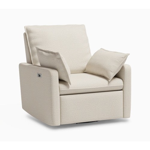 Paxton Pillow Power Recliner Cozy Chenille Taupe