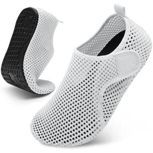 Scurtain Barefoot Water Shoes for Women Men Beach Swim Aqua Socks Summer Quick-Dry Sandals Slippers