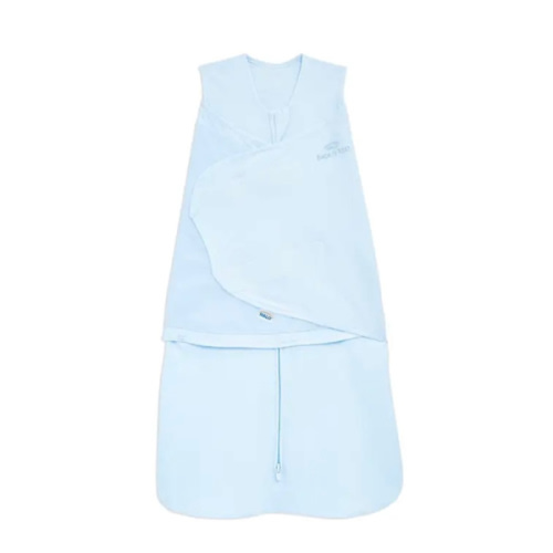Baby Blue Cotton Baby Swaddle | HALO