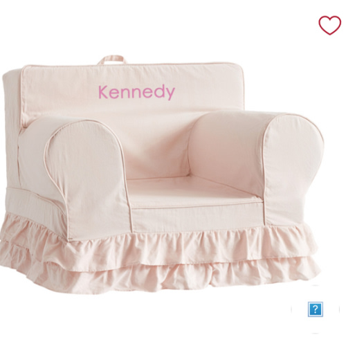 Anywhere Chair®, Dusty Blush Ruffle