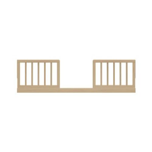 Graco Universal Toddler Safety Guardrail Kit (Dowels), Color: Driftwood