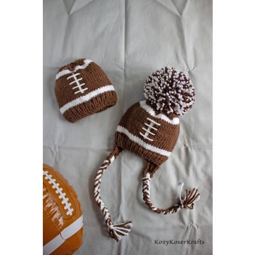 Baby Football Knit Hat Toddler Football Hat Toddler Football - Etsy