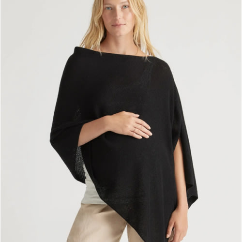 Lightweight Cotton Cashmere Nursing Shawl