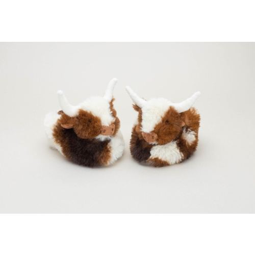 Texas Longhorn Cow Slippers, Baby Slippers, Baby Gift, Gender Neutral, Baby Shower Gift, Personalised Baby Gift, New Baby
