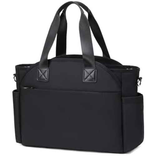 Diaper Bag Tote, 12 Pockets, Insulated & Waterproof Pockets Fit for 15.6 inches Laptop