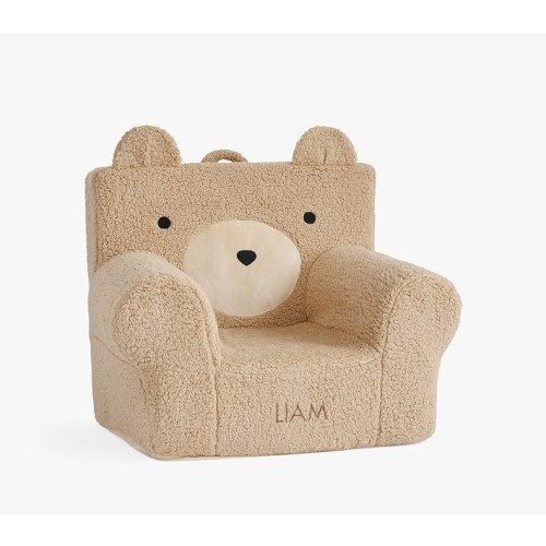 Anywhere Chair®, Oatmeal Sherpa Bear - Size Kids