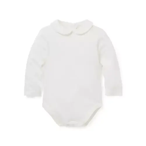 Baby Jet Ivory Baby Peter Pan Collar Bodysuit by Janie and Jack